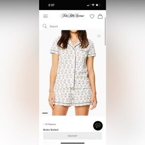 Roller rabbit limited edition new years celebration bunnys size small